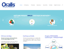Tablet Screenshot of oralls.com.br